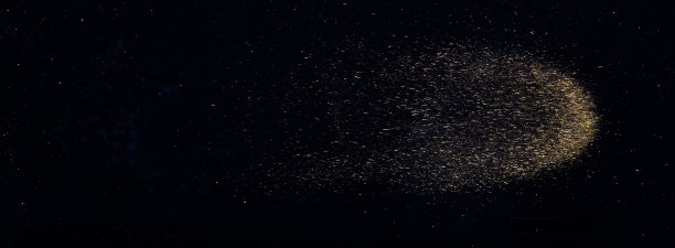 黑色天鹅绒面料，黑色抽象背景与金粉图片下载