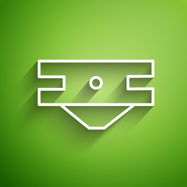 白线吸湿尿布图标隔离上图片下载