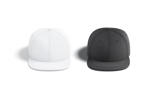 空白黑白牛仔裤快回模型集，正面视图图片下载