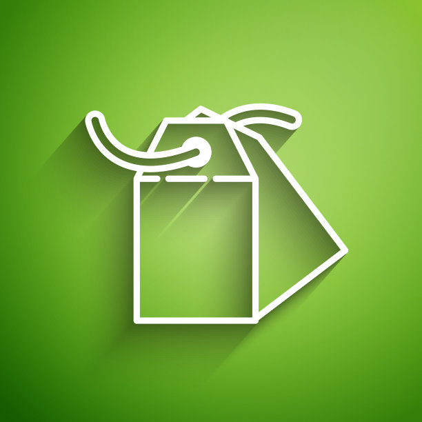 白线空白标签模板价格标签图标图片下载