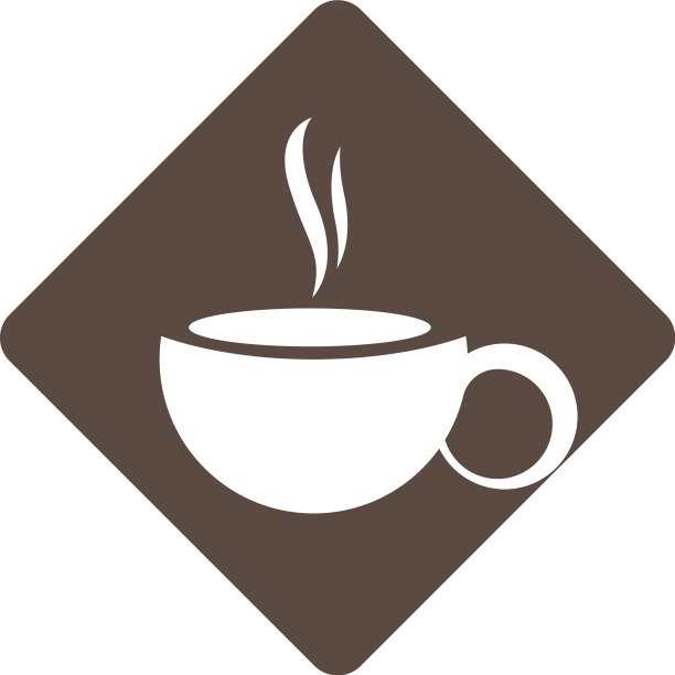 咖啡杯标志模板图标图片下载