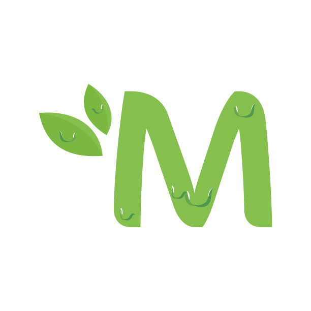 新鲜标志首字母m图片下载
