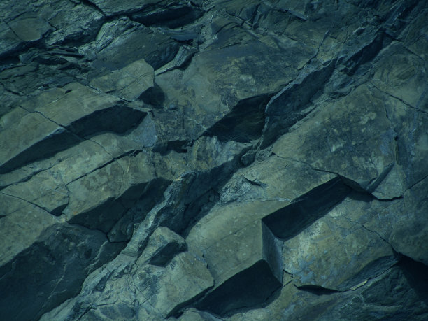 蓝绿色垃圾背景。摘要岩石背景。图片下载