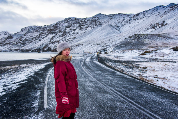 冰岛雷克雅未克附近的克莱法瓦特湖图片下载