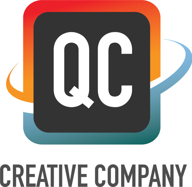 首字母qc勾起创意设计标志图片下载