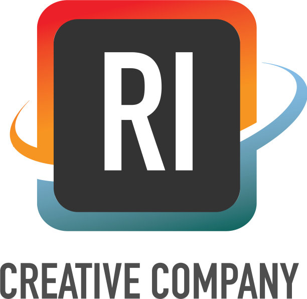 首字母ri swoosh创意设计标志图片下载