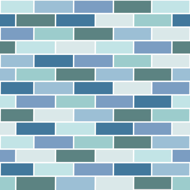 青砖无缝图案背景。图片下载