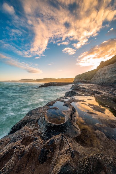 新西兰的穆里瓦海滩图片下载