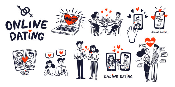 网上约会大set情侣约会手机应用程序图片下载