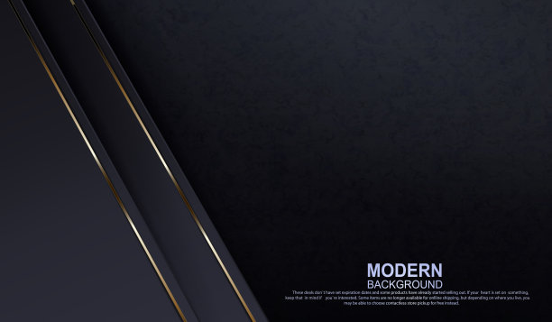 灰色的纹理设计与一个梯度，倾斜的窗帘与一个金色的阴影边界图片下载