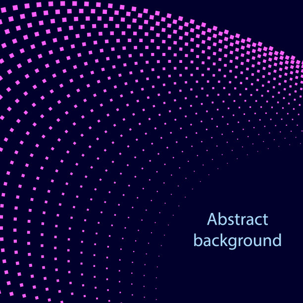 抽象背景与方块。半色调效果设计。图片下载