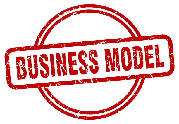 商业模式邮票商业模式一轮复古图片下载