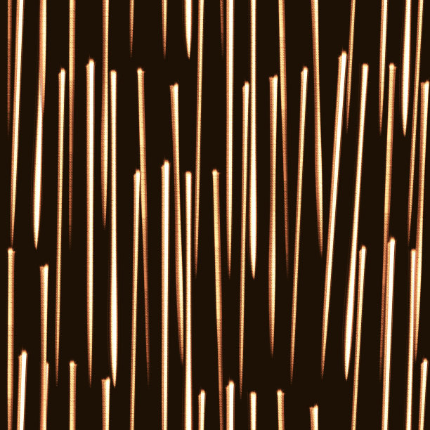 无缝模式与手绘金棒上的黑色背景图片下载