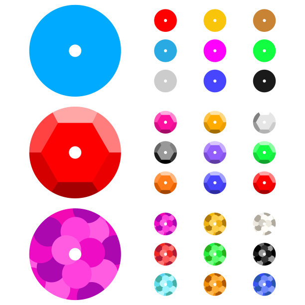 亮片和五彩纸屑矢量卡通设置孤立的白色背景。图片下载