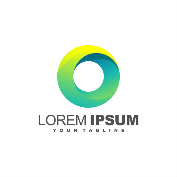 很棒的圆形渐变标志设计图片下载
