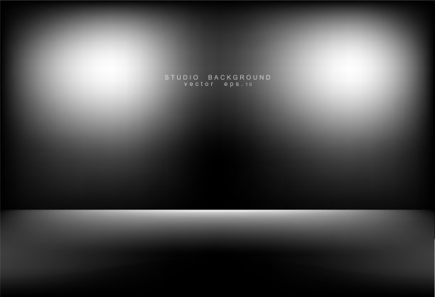 时尚的黑色渐变工作室展示室图片下载