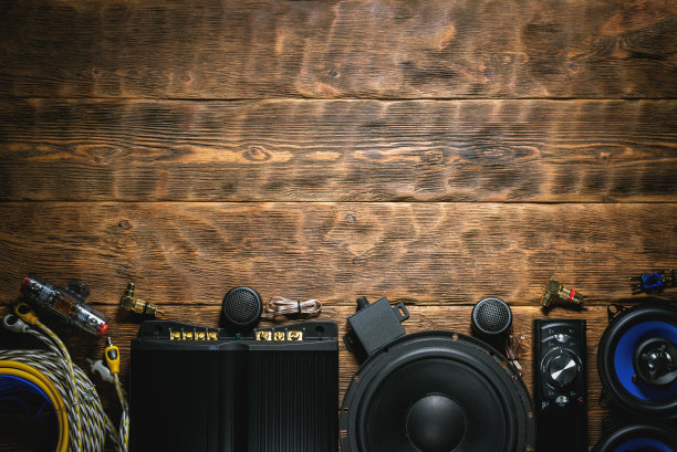 汽车音响设备。图片下载