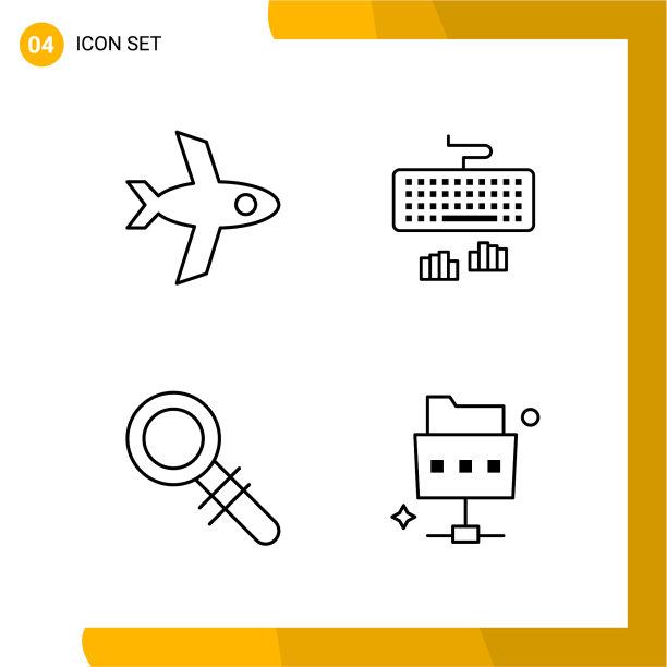 图标设置线条样式图标包轮廓符号图片下载