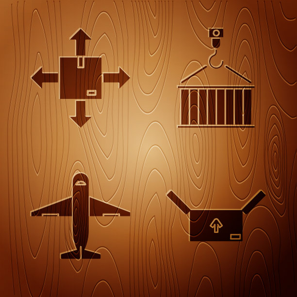 设置纸板箱与交通标志纸板图片下载