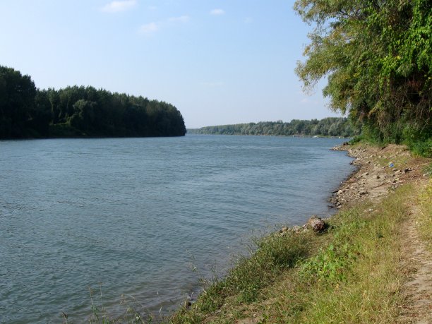 提萨河流经平原图片下载