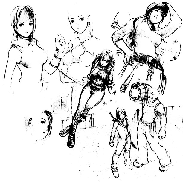 女性乳房绘图教程。以胸部为重点画女人的身体。图片下载