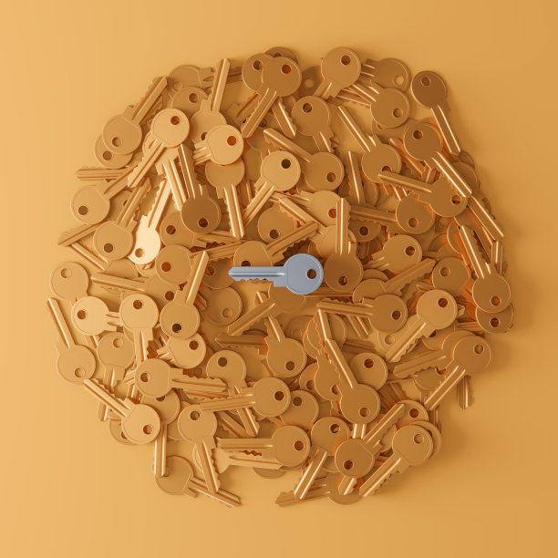 分散的钥匙图片下载