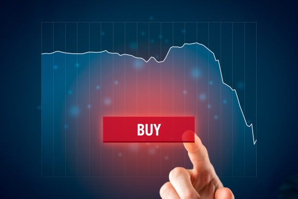 投资时机买入在危机时期的概念图片下载