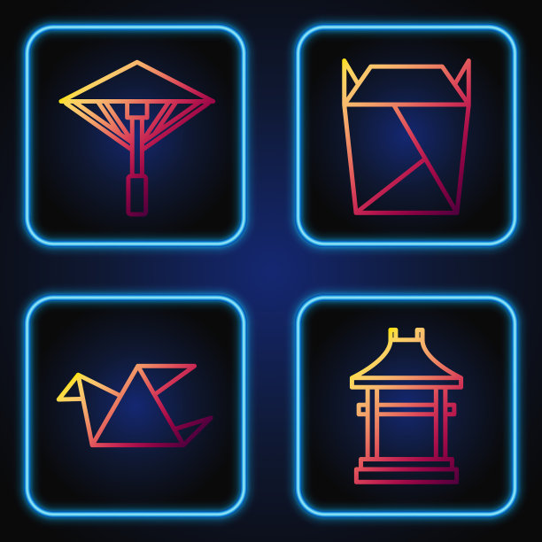 设线日本门折纸鸟日本图片下载