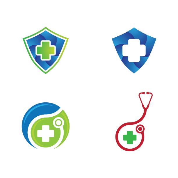 医学交叉矢量图标图片下载