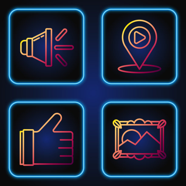 设置线画山水手像扬声器图片下载