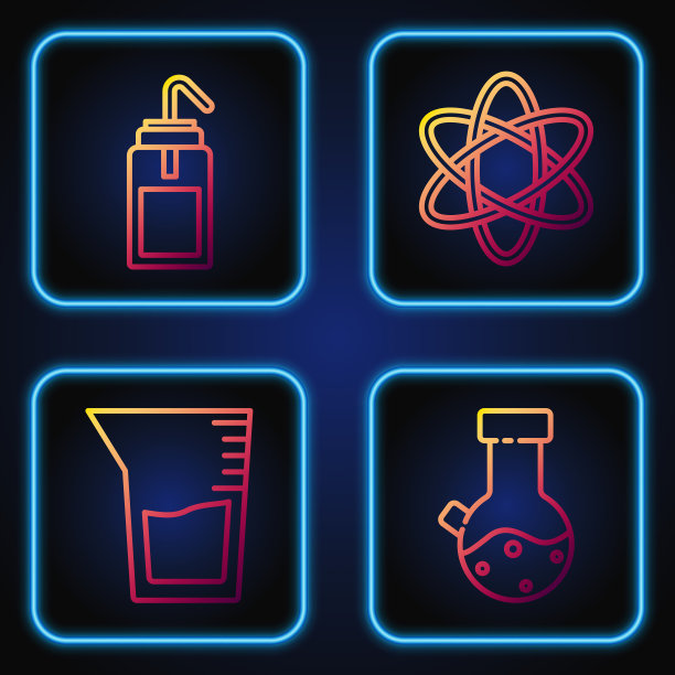 设试管和烧瓶化验室图片下载