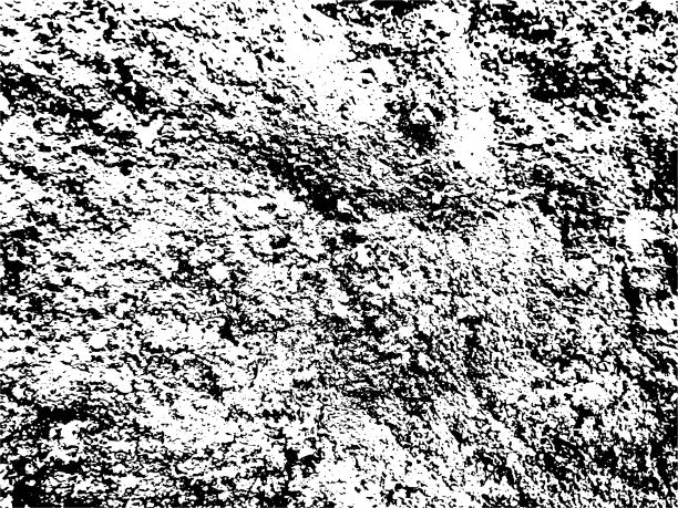 垃圾纹理模板从凹凸不平的黑白墙壁。将它放置在任何物体上，以获得黑色的垃圾纹理，肮脏的抽象海报，带有噪声和纹理效果的划线。图片下载