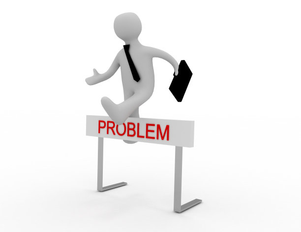 商人跳过了一个叫做问题的障碍图片下载