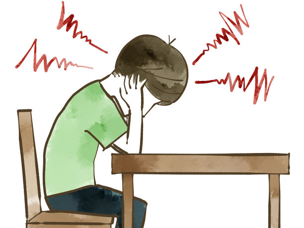 男人捂住耳朵图片下载