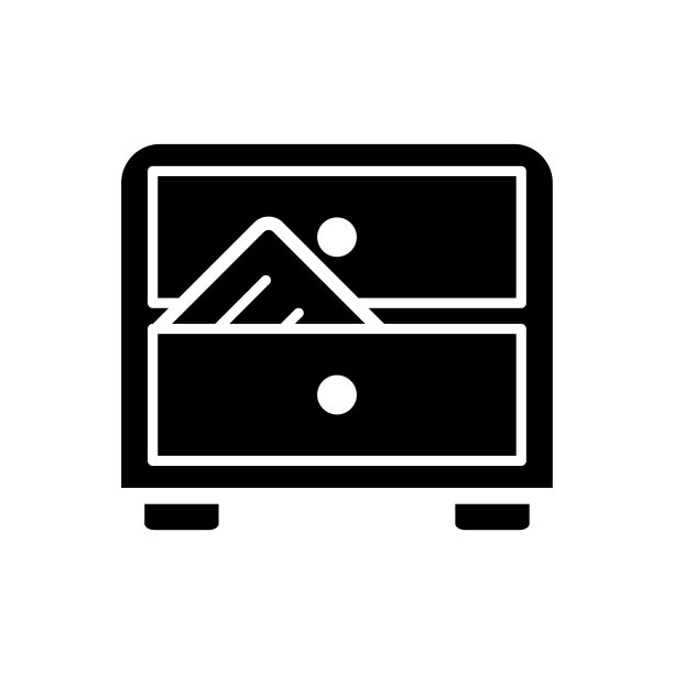 柜子图标设计矢量模板图片下载