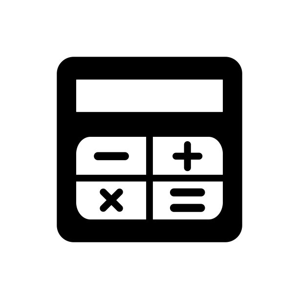 计算器图标设计矢量模板图片下载