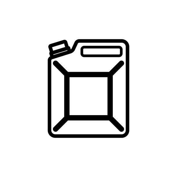 汽油罐图标矢量模板图片下载