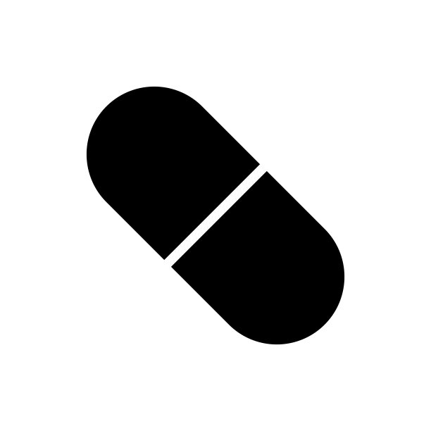 胶囊图标设计矢量模板图片下载
