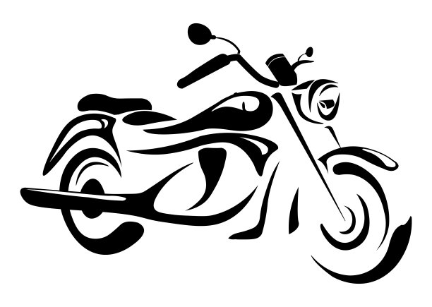 直升机摩托车平面矢量，老式直升机摩托车，插图，孤立的摩托车图片下载