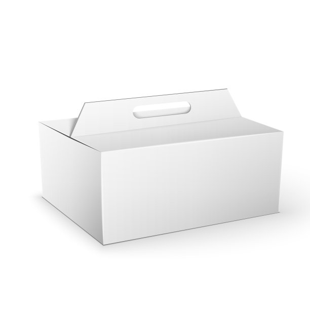 白色产品包装盒模拟模板图片下载