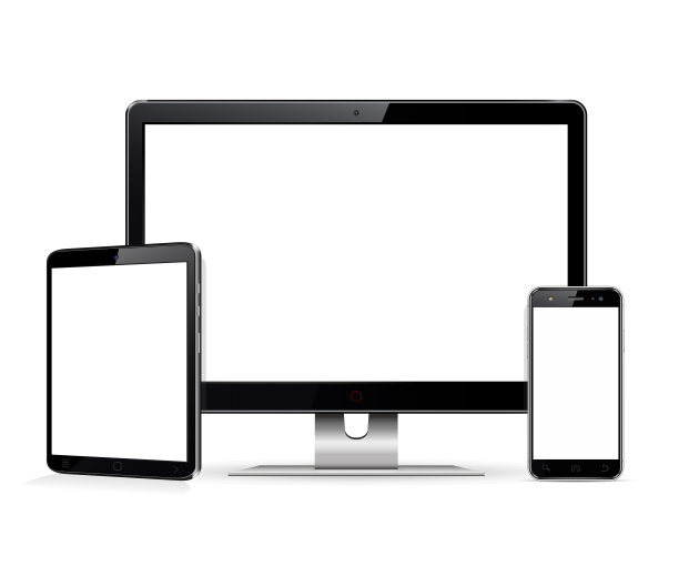 桌面电脑，平板电脑，手机空白模拟图片下载