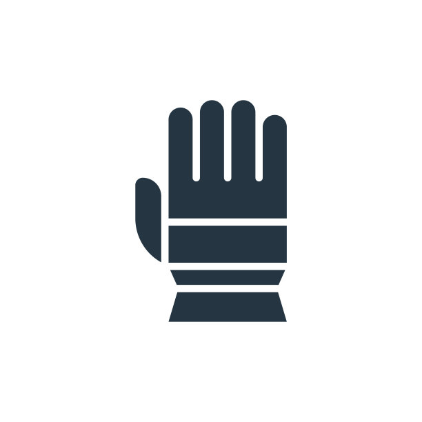 手套矢量图标。手套可编辑的中风。手套线性符号，用于网页和移动应用程序，标志，印刷媒体。细线说明。矢量孤立轮廓绘制。图片下载