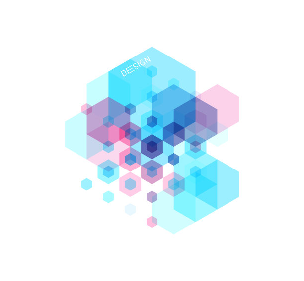 抽象的几何背景与透明彩色的数字。为海报，传单，横幅或书封面的模板。矢量插图设计图片下载