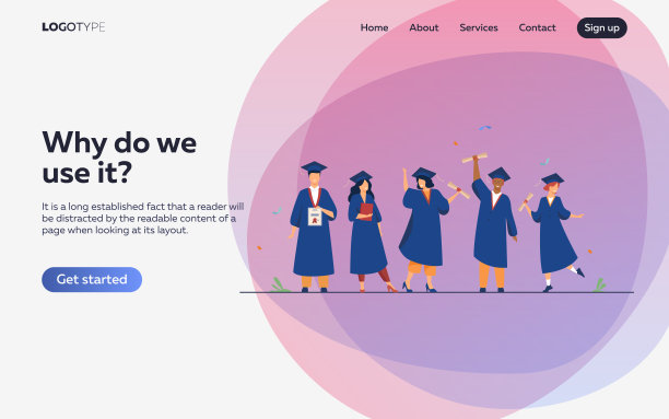 快乐的学生庆祝从学校毕业图片下载