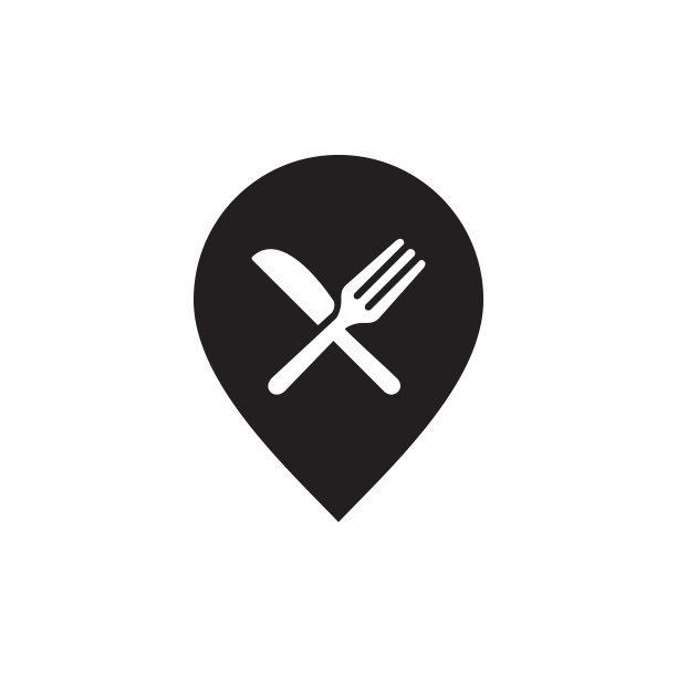 叉和刀，吃，餐厅图标向量图片下载