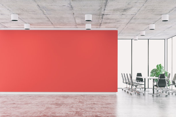 空的办公室内设2020会议桌图片下载