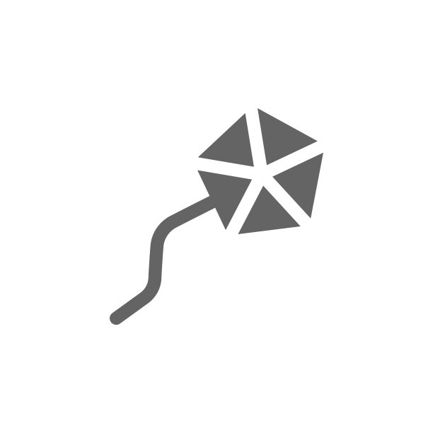 风筝图标。简单的矢量夏季图标的用户界面和用户体验，网站或移动应用程序图片下载