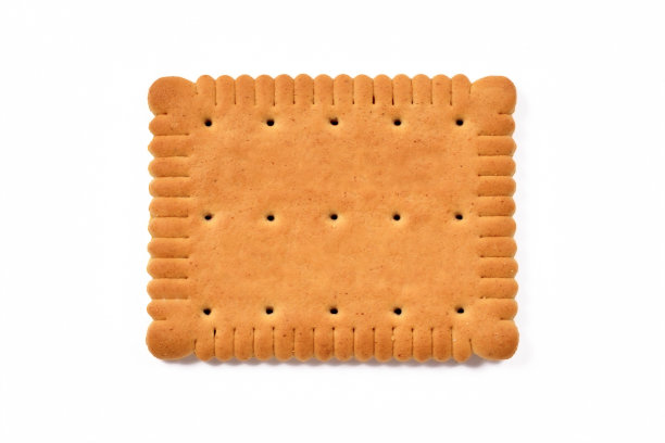 单饼干离子白色背景图片下载