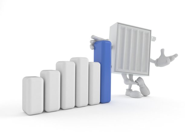 带图表的散热器角色图片下载