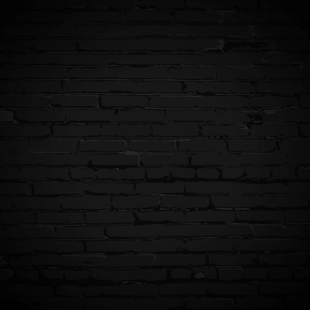 夜黑砖墙插图。垃圾石雕立面纹理。工业建筑封闭元素，空空间。矢量最小设计模板，背景，装饰，布局，背景。图片下载